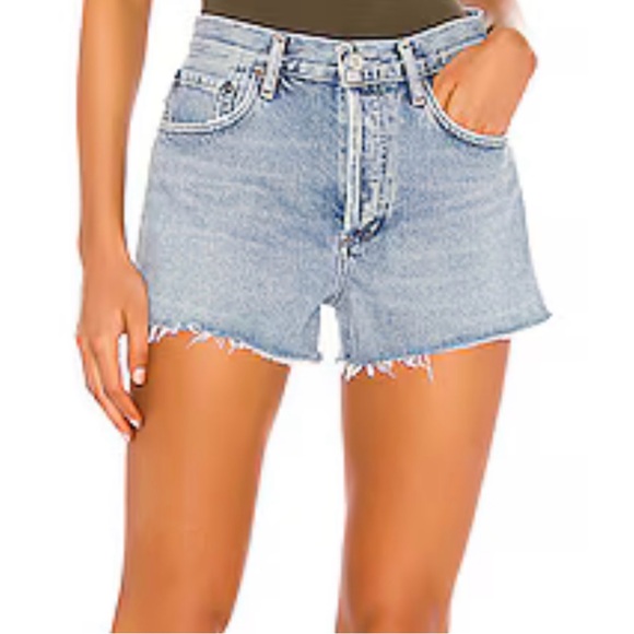 AGOLDE PARKER SHORTS RIPTIDE - Picture 1 of 6
